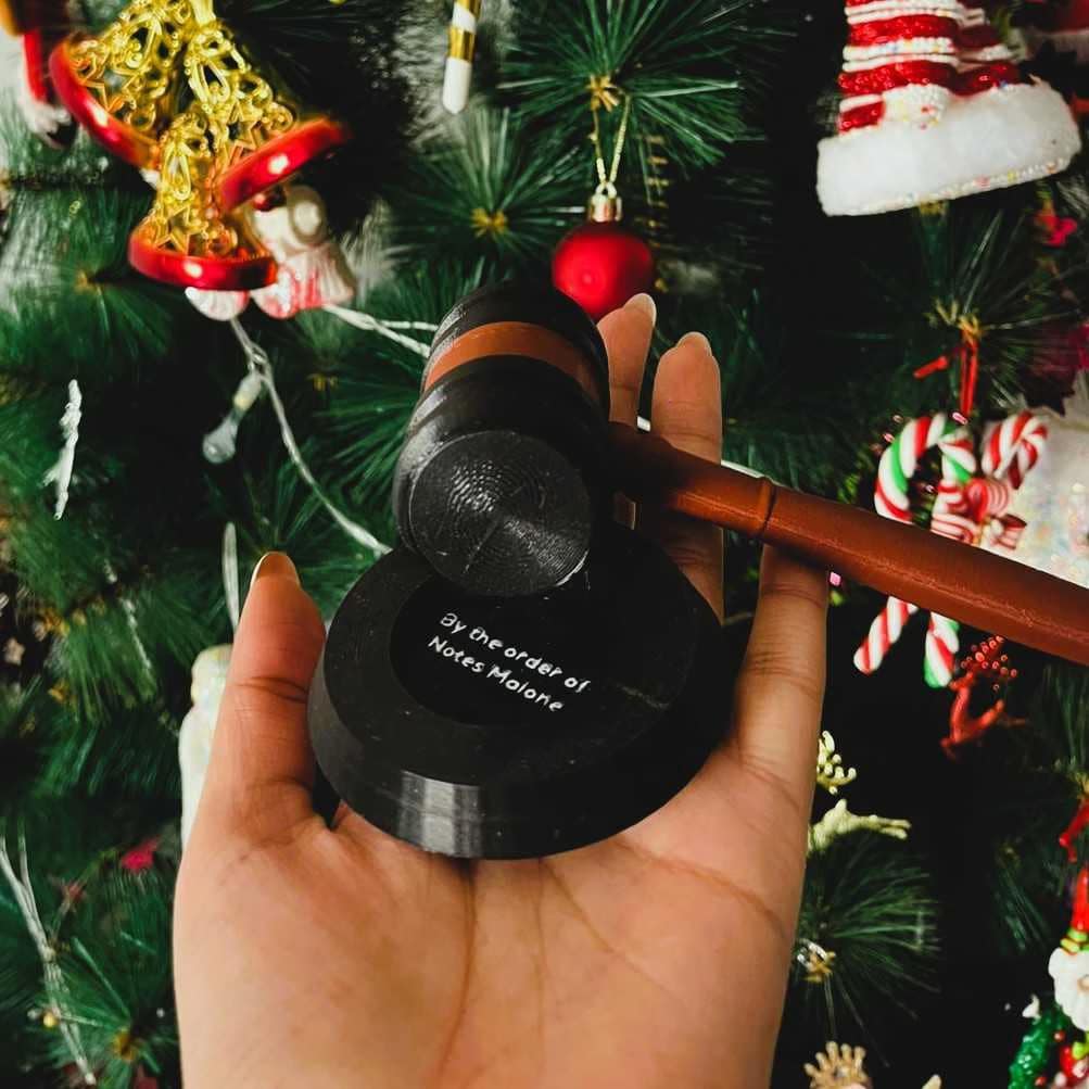 Lawyer Gavel Pen Holder - Image 2