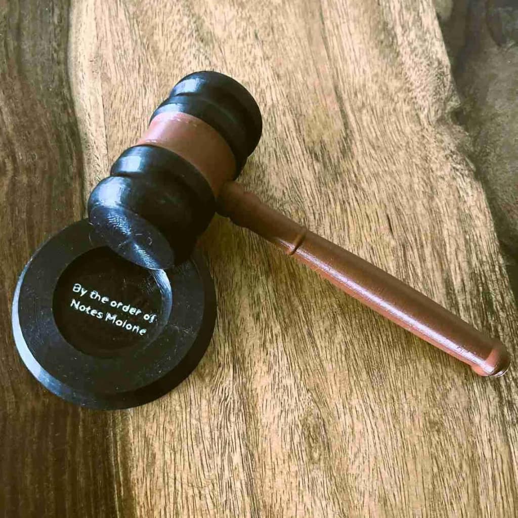 Lawyer Gavel Pen Holder - Image 3