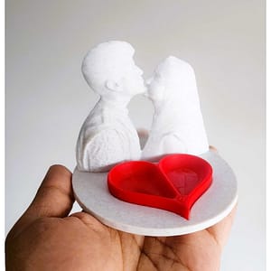 Couple's Romantic Small Jewelry Holder (Customizable, Magnetic)